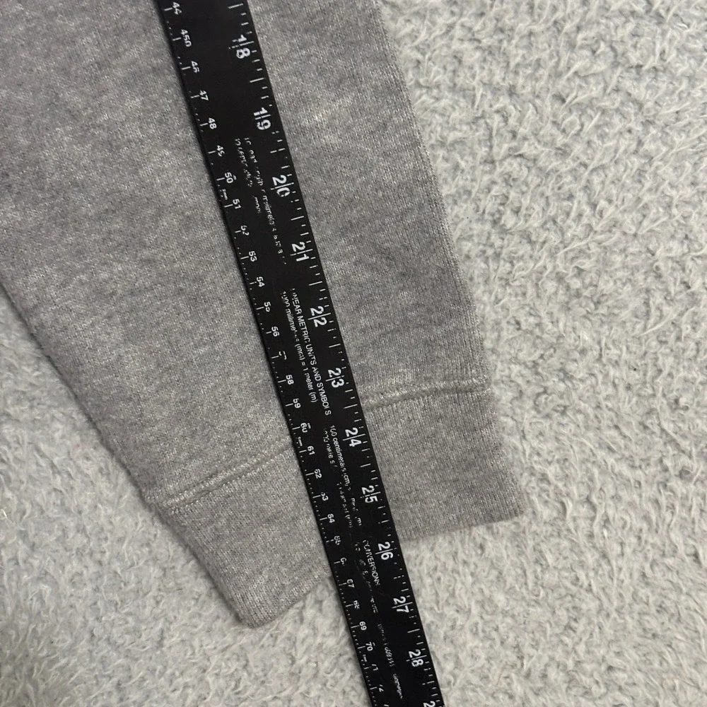 Polo Ralph Lauren Mens XL Quarter Zip Pullover Sweater Winter Grey Cotton 1719